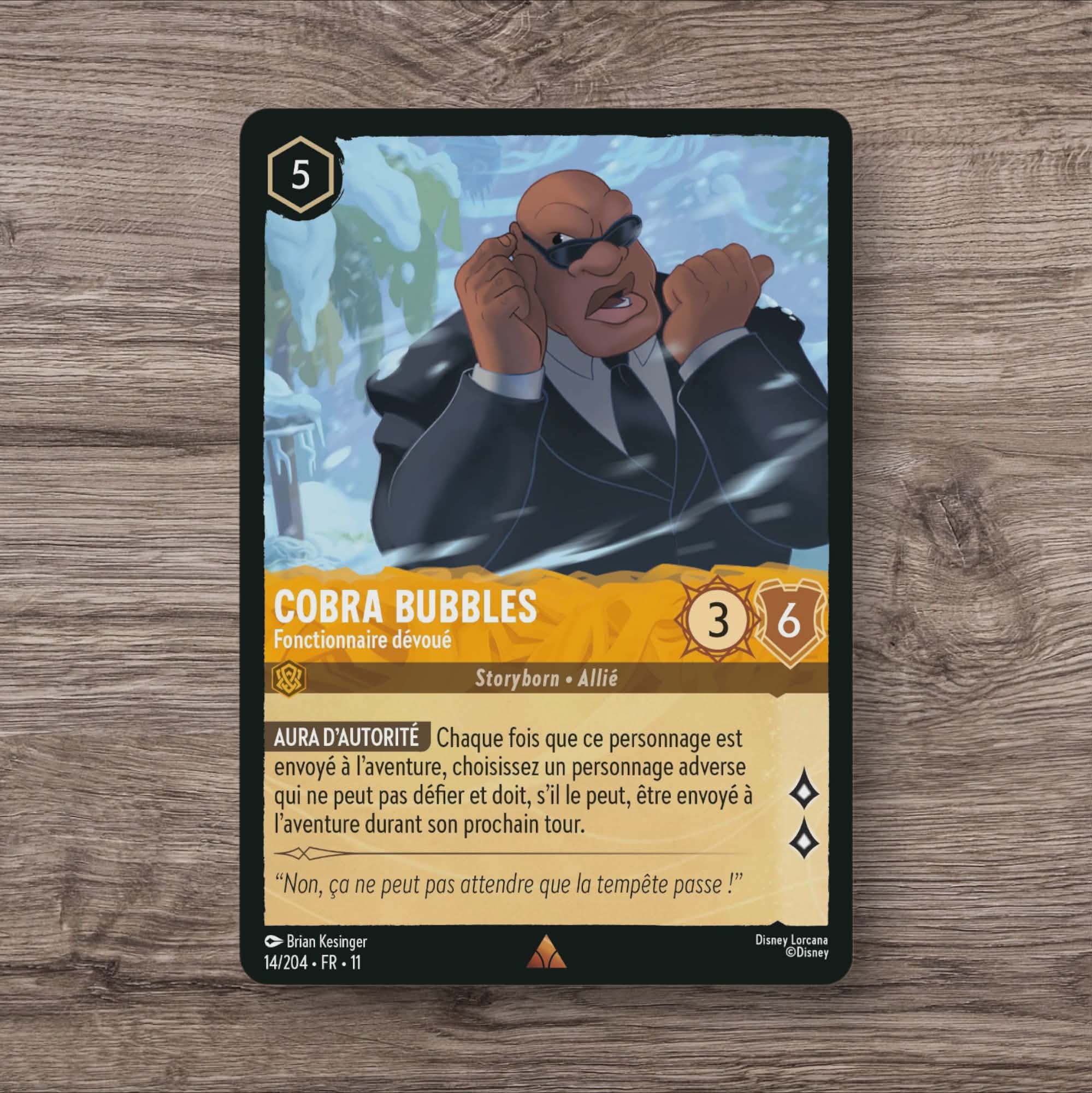 Cobra Bubbles - Fonctionnaire dévoué