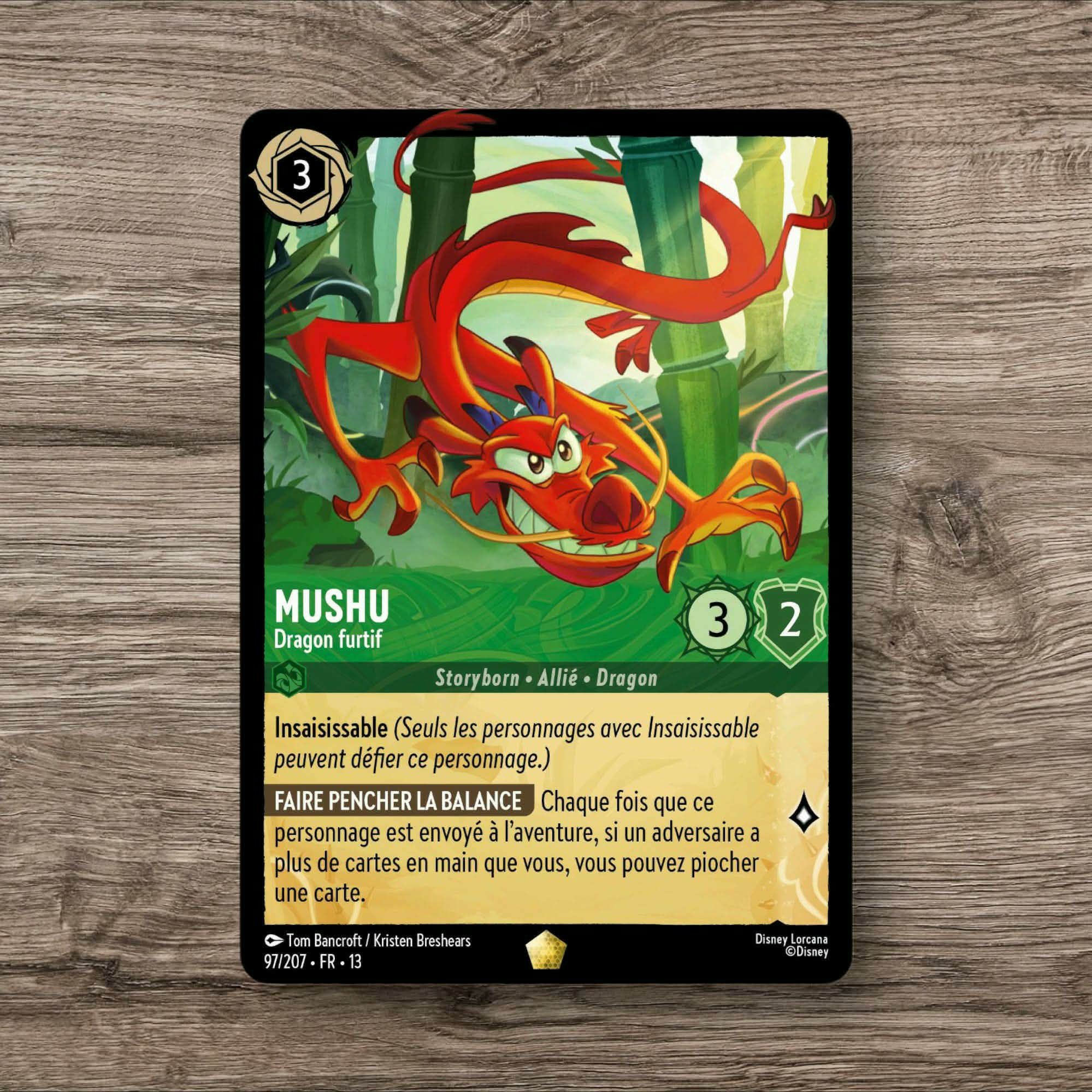 Mushu - Dragon furtif