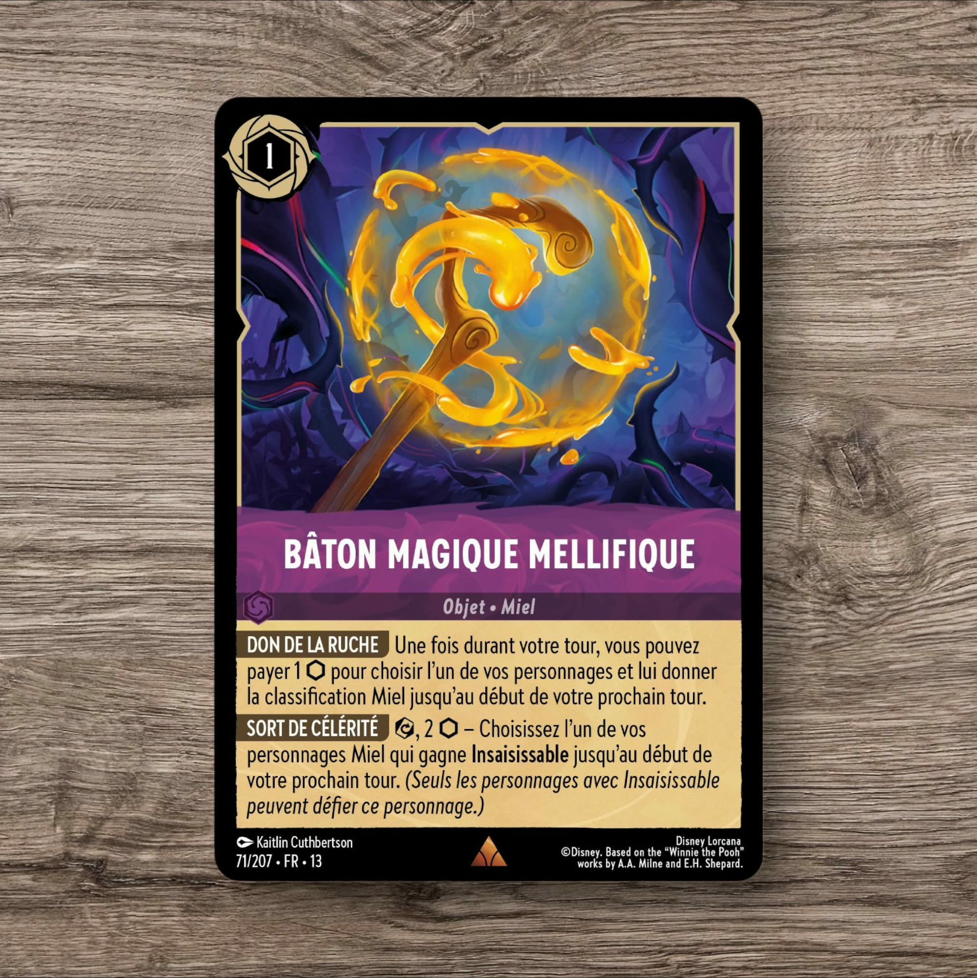 Bâton magique mellifique